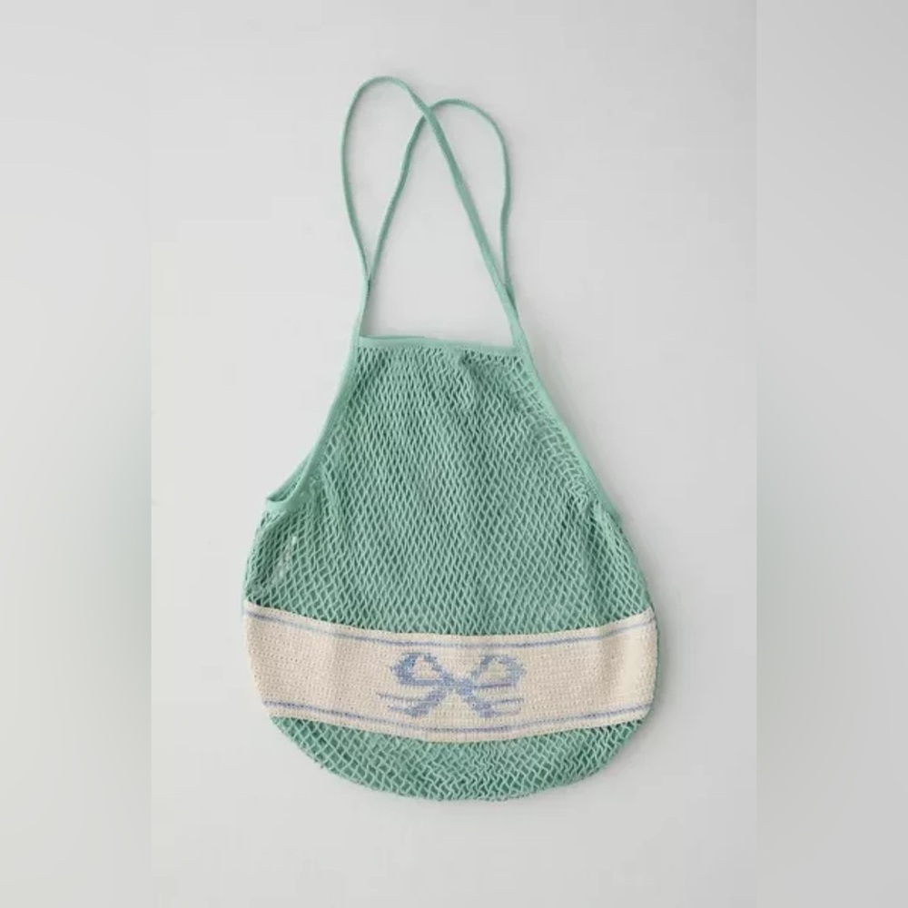 Urban Outfitters Mint Green Mesh Shoulder Bag
